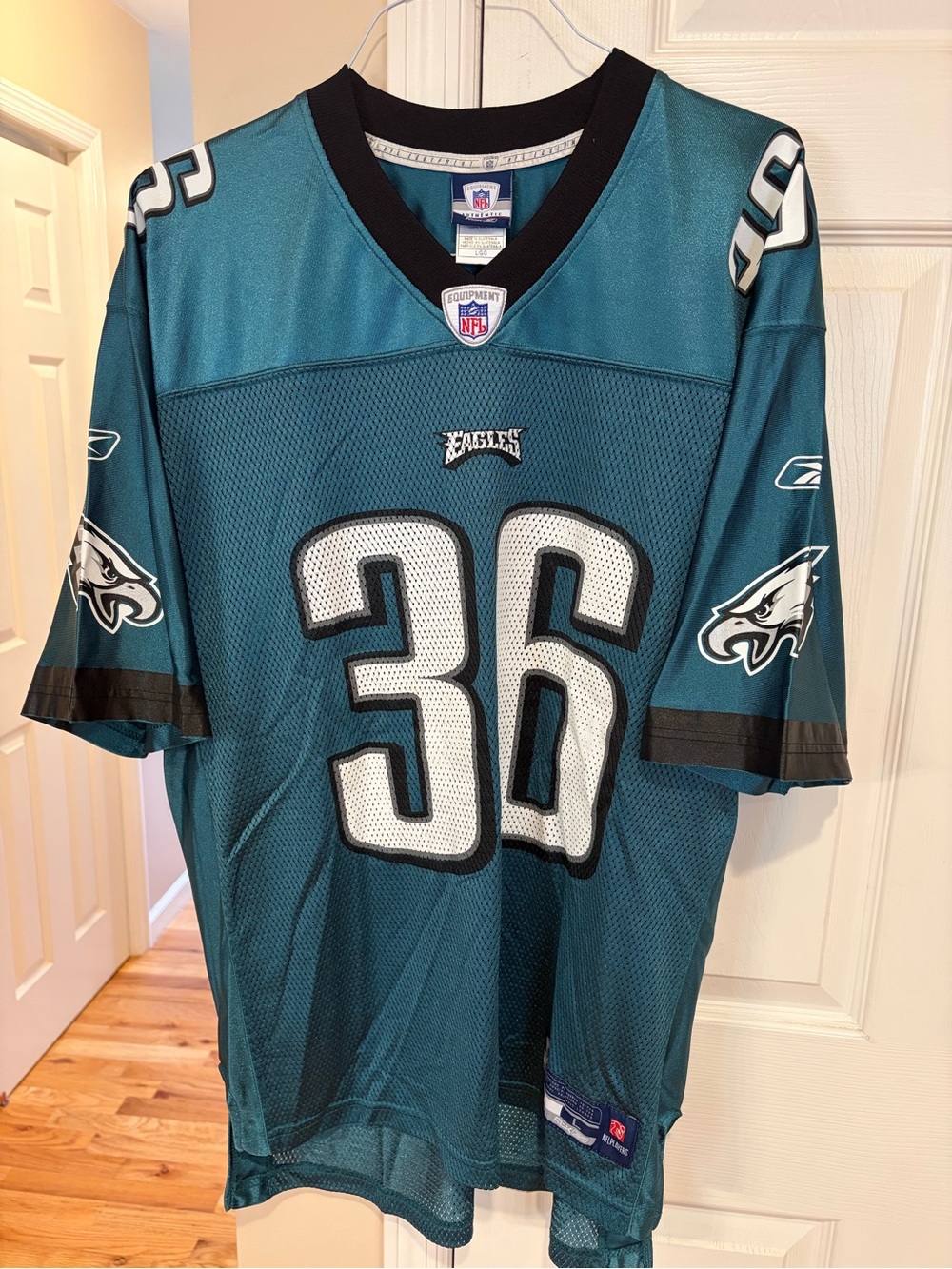 NFL Philadelphia Eagles #36 Men's Teal Football Jersey